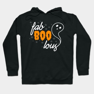 Fab Boo Lous Fabulous Halloween Ghost Design Hoodie